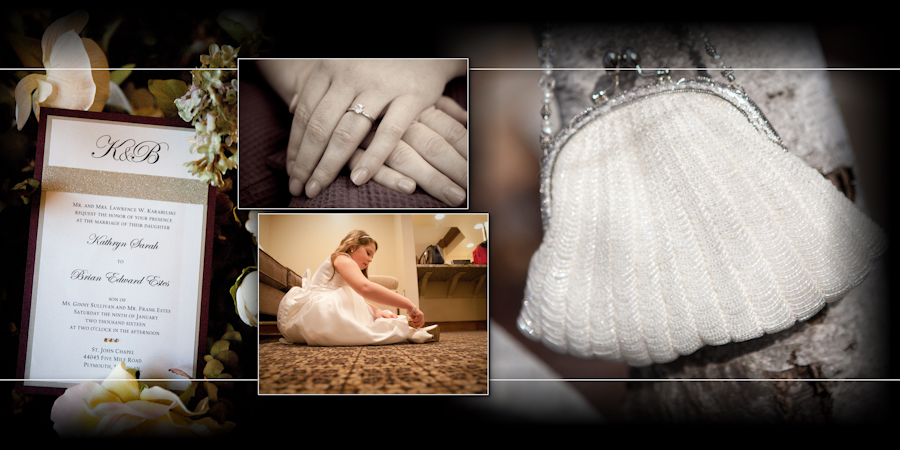 Coffee Table Design - Inn At St. John Chapel Plymouth MI wedding photograph