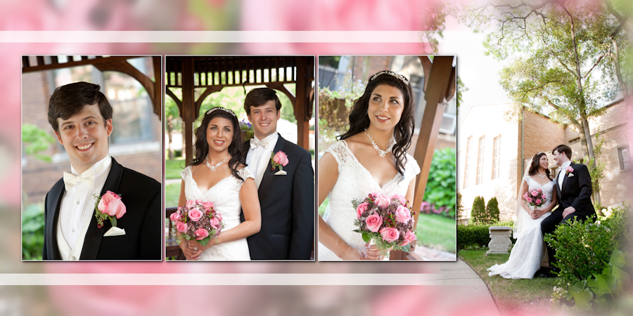 Coffee Table Design - St. Clare of Montefalco Grosse Pointe Park MI wedding photograph
