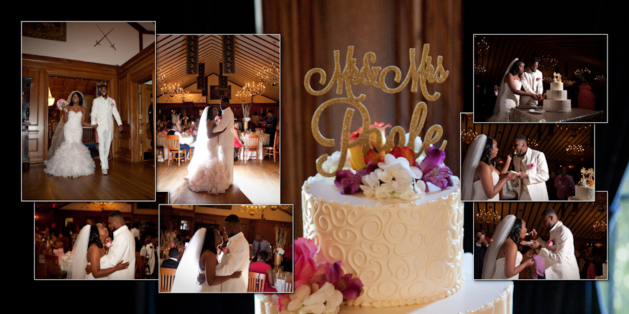Coffee Table Design - Kings Court Castle Lake Orion MI wedding photograph