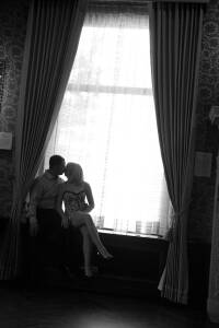 Elizabeth & Steve at Detroit Athletic Club Detroit MI engagement photograph