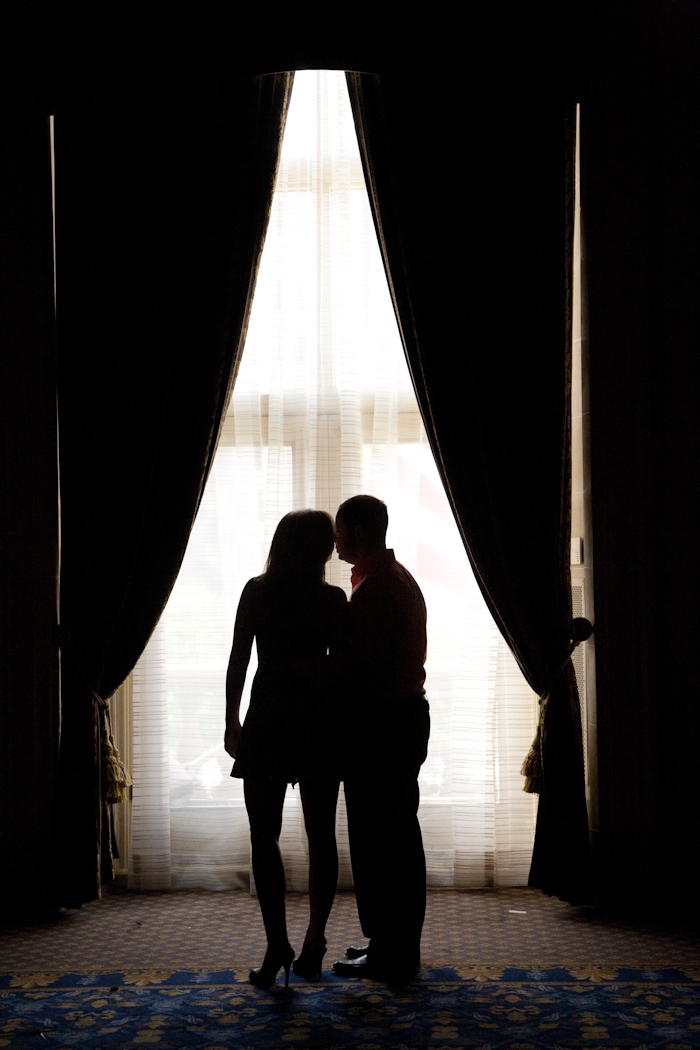 Elizabeth & Steve at Detroit Athletic Club Detroit MI engagement photograph