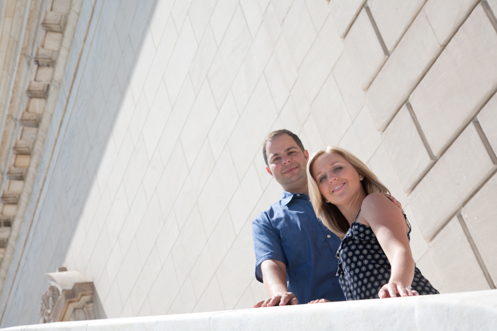 Elizabeth & Steve at Detroit Athletic Club Detroit MI engagement photograph