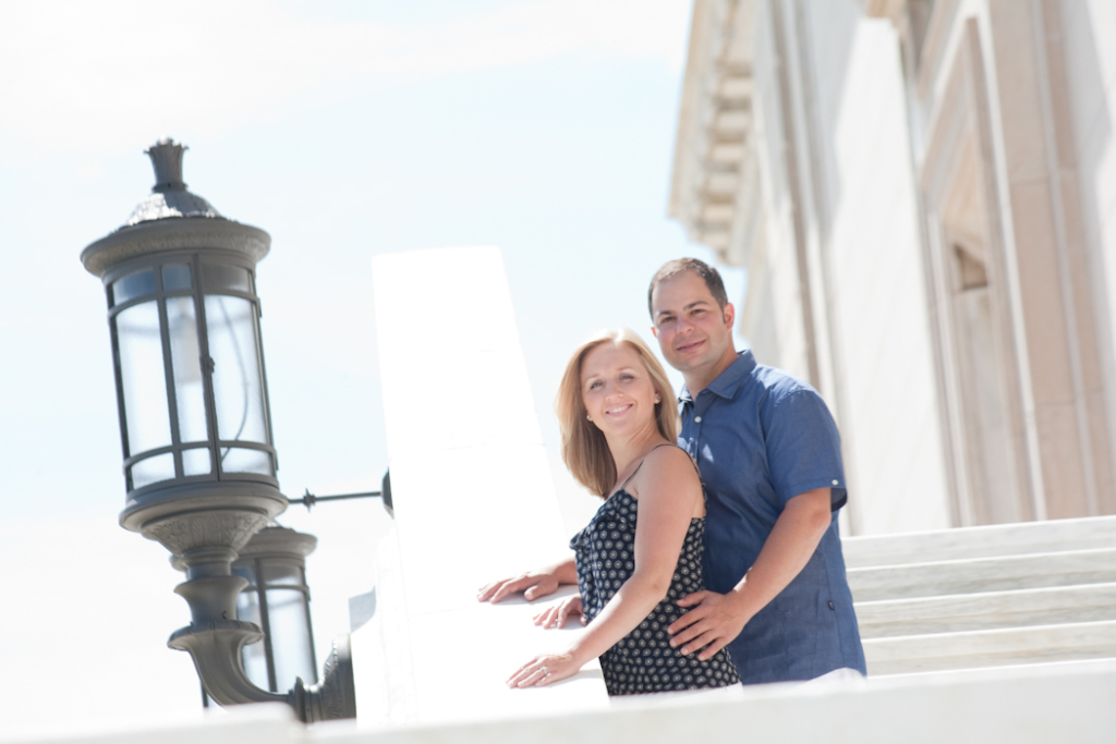 Elizabeth & Steve at Detroit Athletic Club Detroit MI engagement photograph