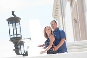 Elizabeth & Steve at Detroit Athletic Club Detroit MI engagement photograph