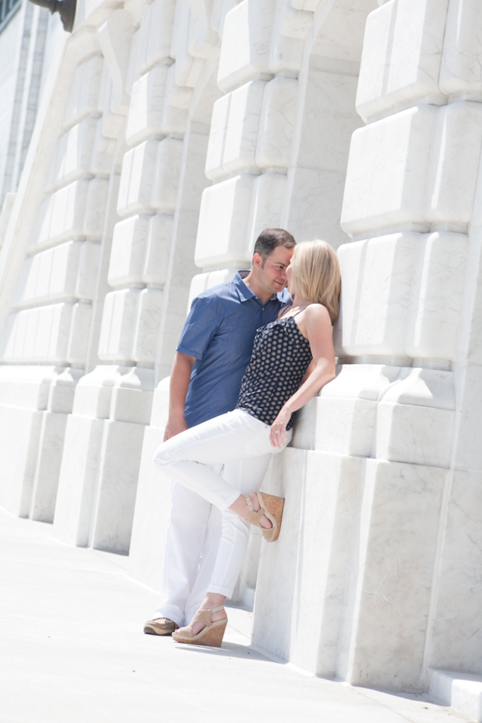 Elizabeth & Steve at Detroit Athletic Club Detroit MI engagement photograph