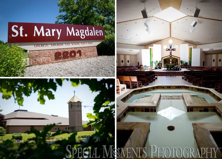 St. Mary Magdalen Brighton MI wedding photograph