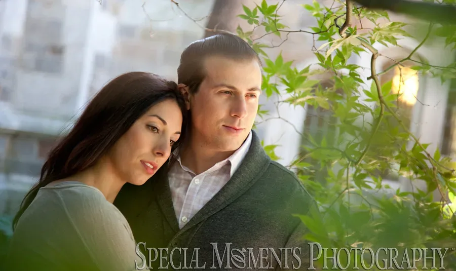 Law Quad Ann Arbor MI engagement photograph