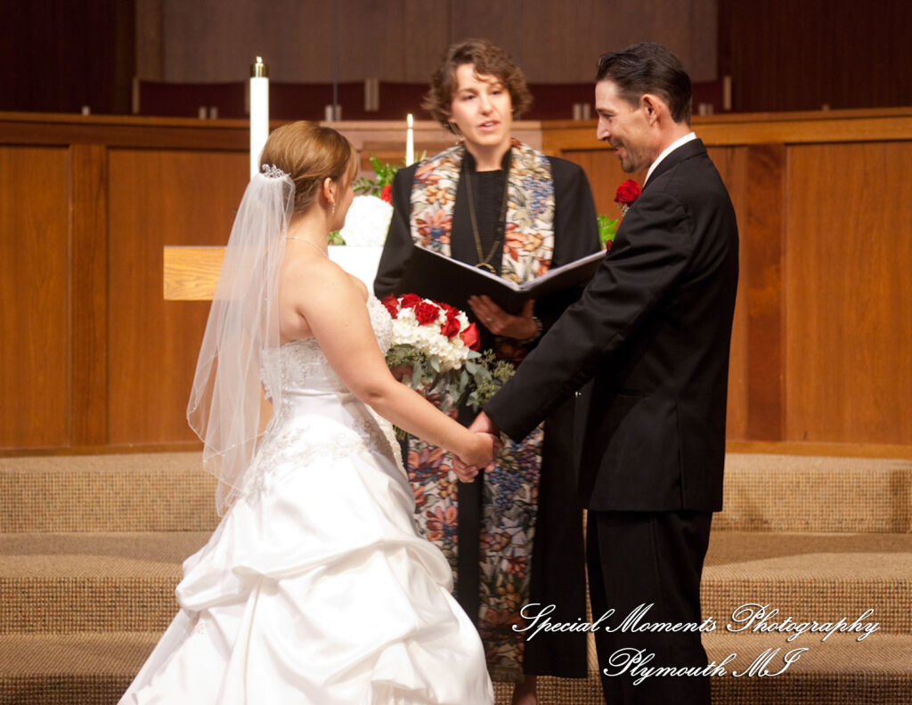 Shannan & Eric at First United Methodist Church Northville MI wedding photography