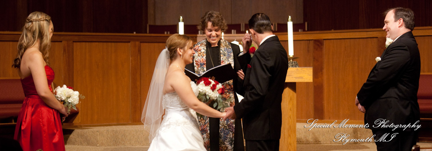 Shannan & Eric at First United Methodist Church Northville MI wedding photography