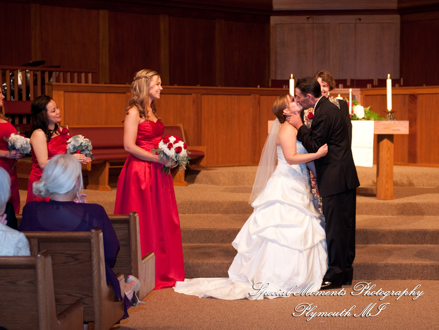 Shannan & Eric at First United Methodist Church Northville MI wedding photography