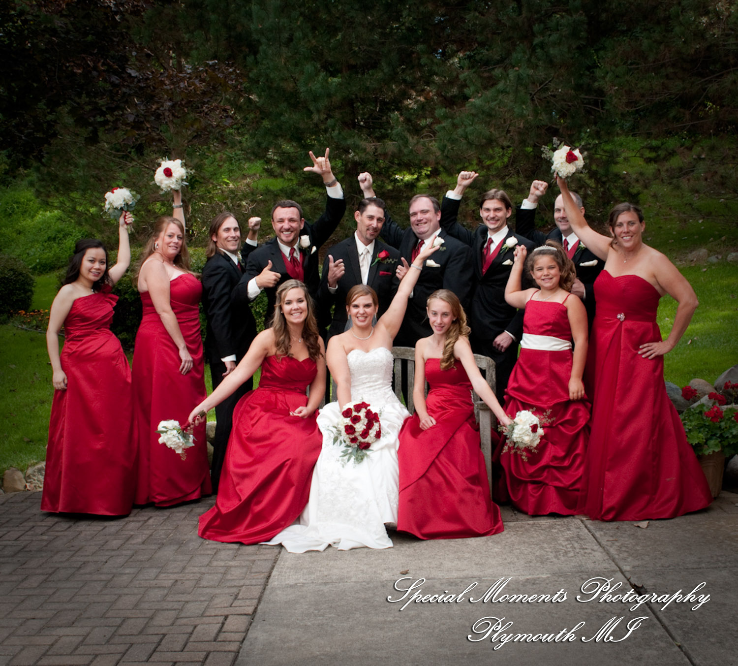 Shannan & Eric at First United Methodist Church Northville MI wedding photography
