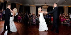 Coffee Table Design - John & Katie at Inn at St. John's Grande Ballroom Plymouth MI wedding photograph