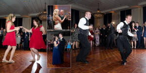 Coffee Table Design - John & Katie at Inn at St. John's Grande Ballroom Plymouth MI wedding photograph