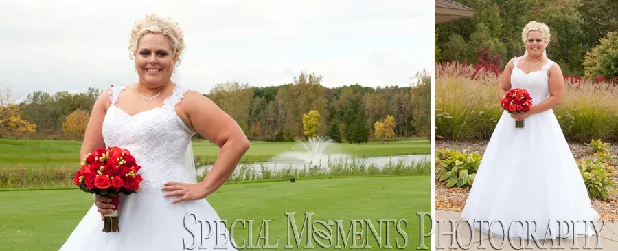 Woodlands Golf Course Wayne MI wedding photograph