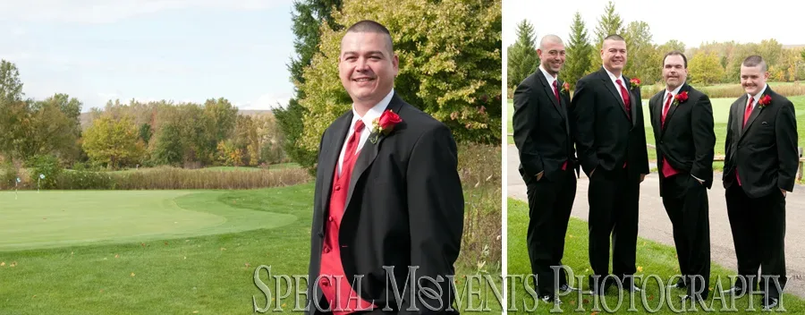 Woodlands Golf Course Wayne MI wedding photograph
