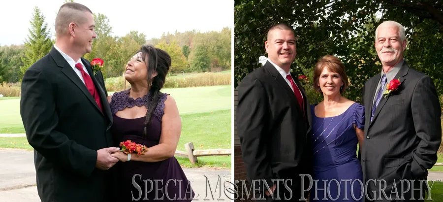 Woodlands Golf Course Wayne MI wedding photograph