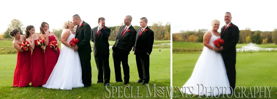 Woodlands Golf Course Wayne MI wedding photograph