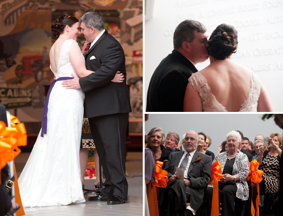 Automotive Hall of Fame Dearborn MI wedding photograph