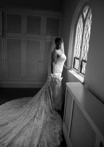 Monique & James at Fort Street Presbyterian Church Detroit MI wedding photograph