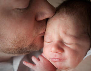 Jackie & Adrian's Newborn Photos from the wedding photograph