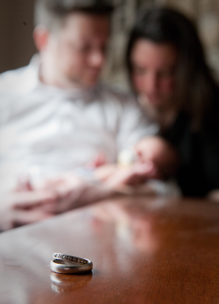 Jackie & Adrian's Newborn Photos from the wedding photograph