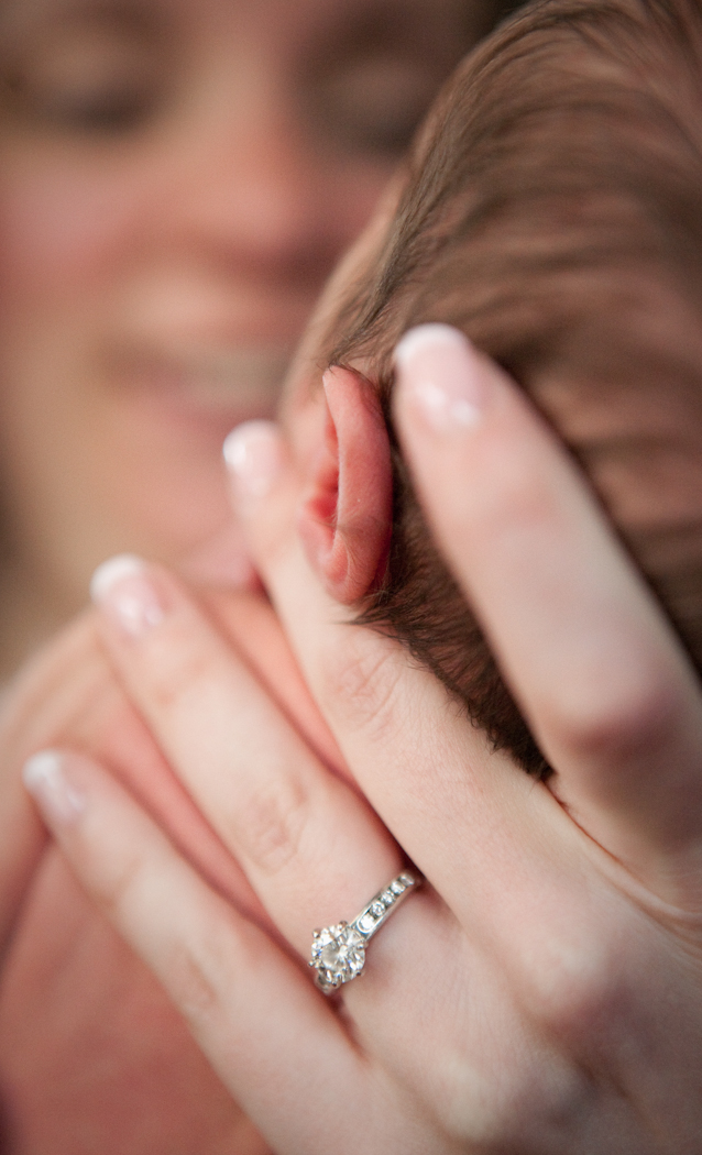 Jackie & Adrian's Newborn Photos from the wedding photograph