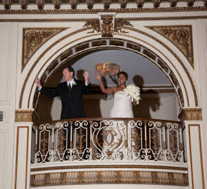 Monique & James at Colony Club Detroit MI wedding photograph