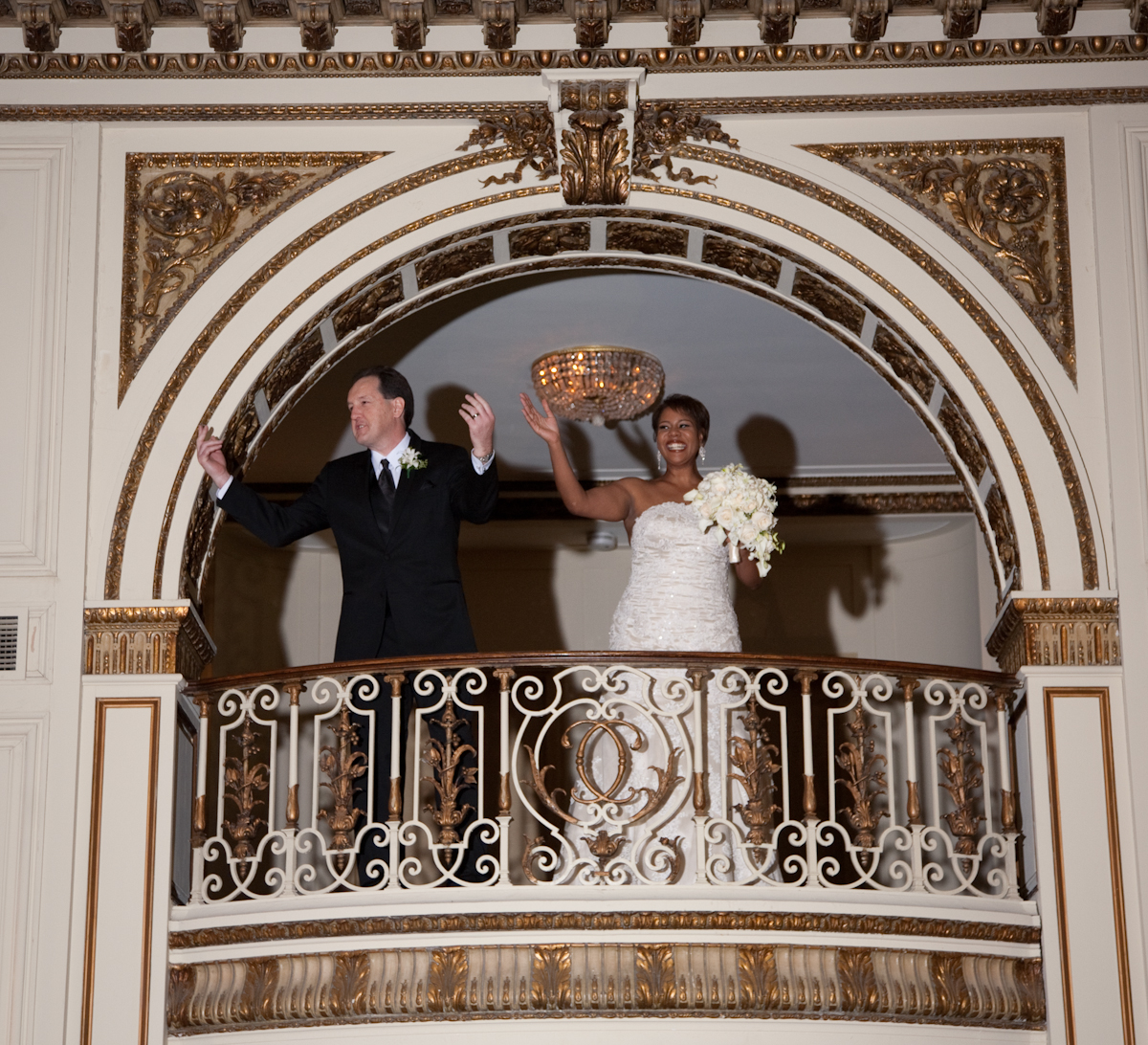 Monique & James at Colony Club Detroit MI wedding photograph