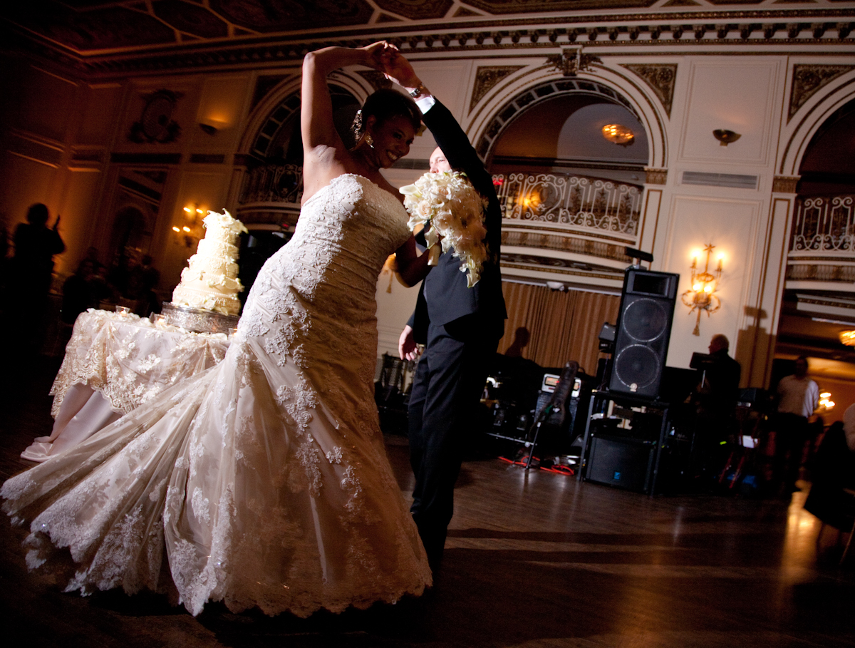 Monique & James at Colony Club Detroit MI wedding photograph