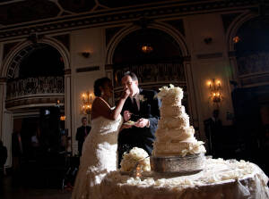 Monique & James at Colony Club Detroit MI wedding photograph