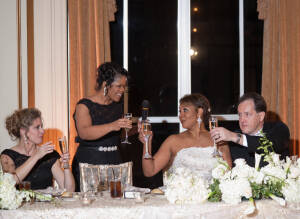 Monique & James at Colony Club Detroit MI wedding photograph