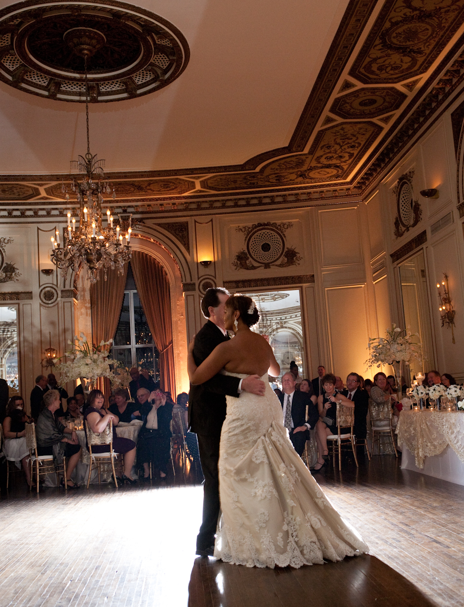 Monique & James at Colony Club Detroit MI wedding photograph