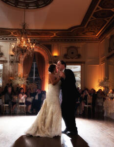 Monique & James at Colony Club Detroit MI wedding photograph