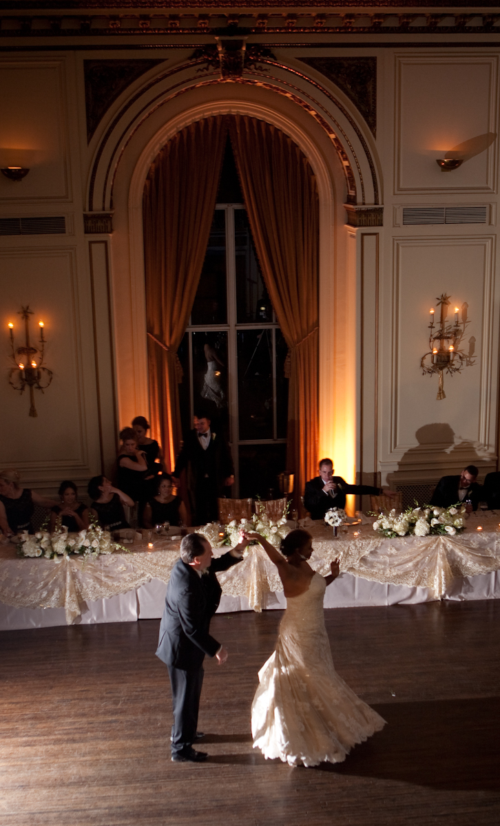 Monique & James at Colony Club Detroit MI wedding photograph