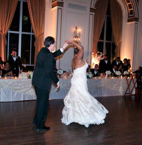 Monique & James at Colony Club Detroit MI wedding photograph