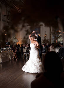 Monique & James at Colony Club Detroit MI wedding photograph