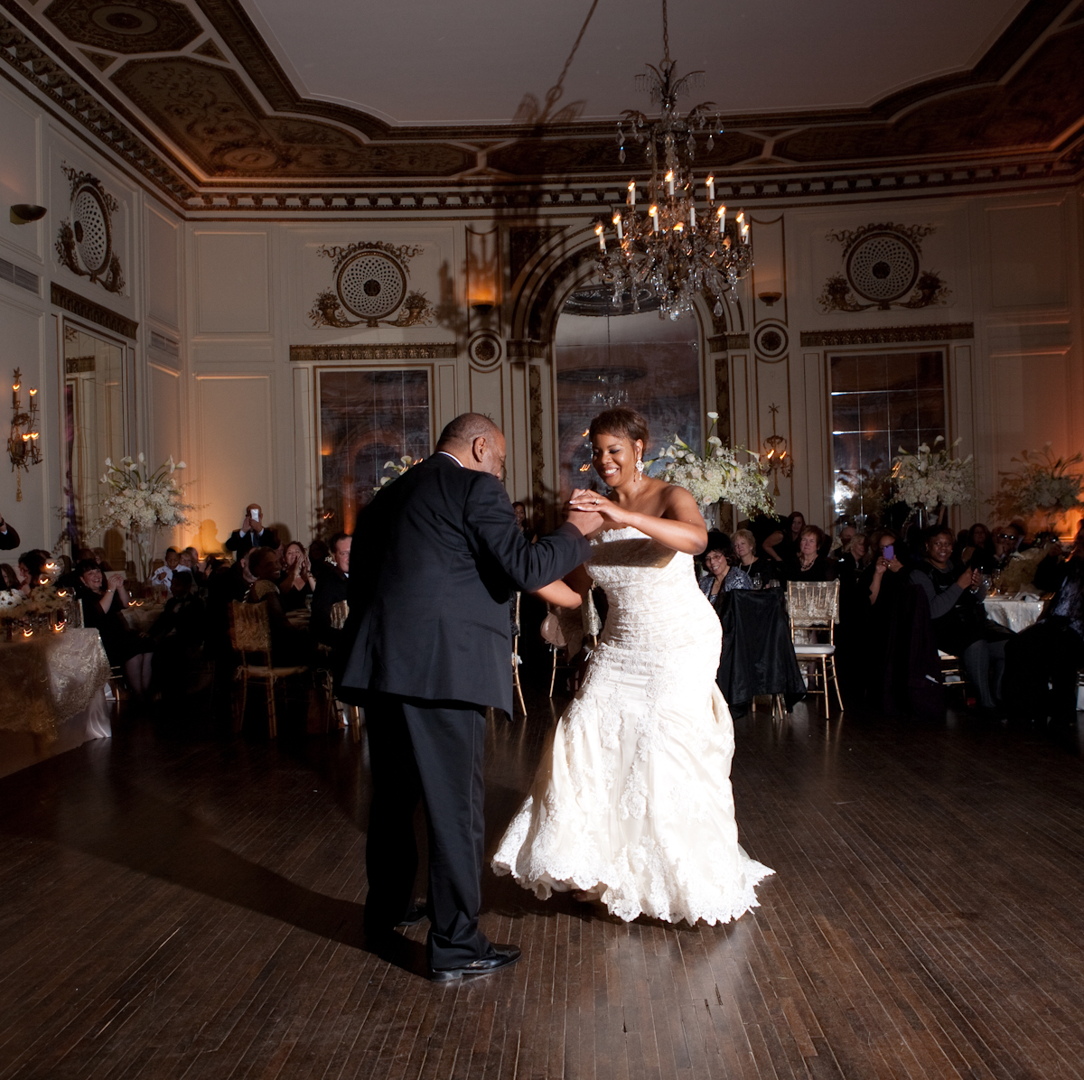 Monique & James at Colony Club Detroit MI wedding photograph