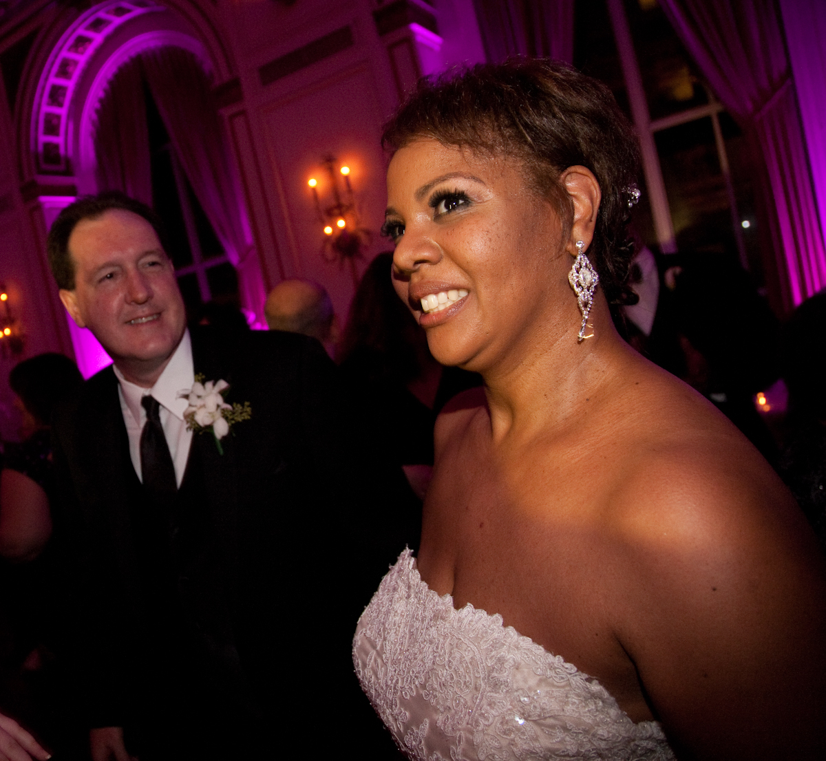 Monique & James at Colony Club Detroit MI wedding photograph