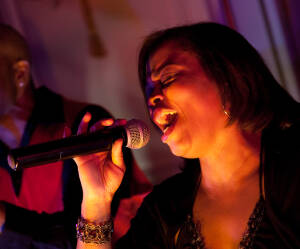 Monique & James at Colony Club Detroit MI wedding photograph