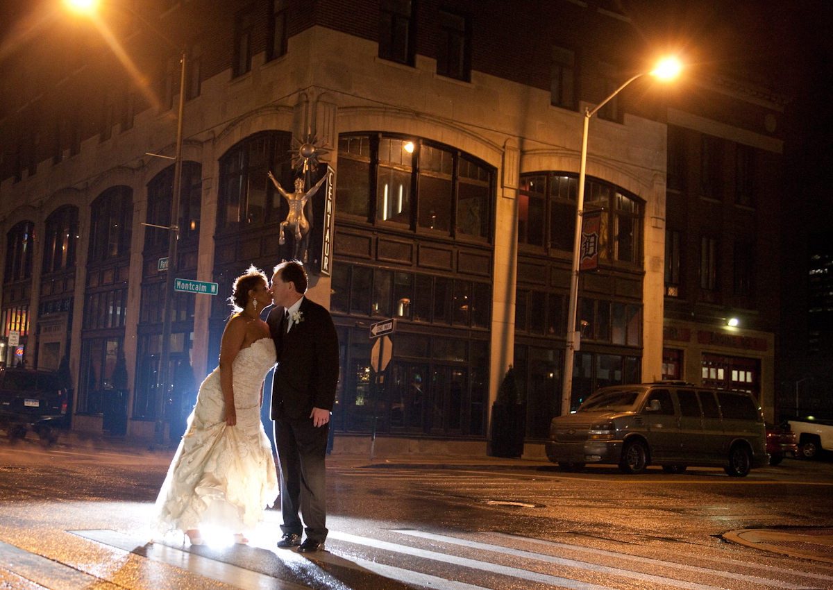 Monique & James at Colony Club Detroit MI wedding photograph