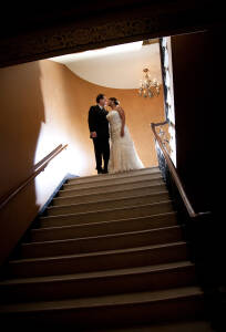 Monique & James at Colony Club Detroit MI wedding photograph