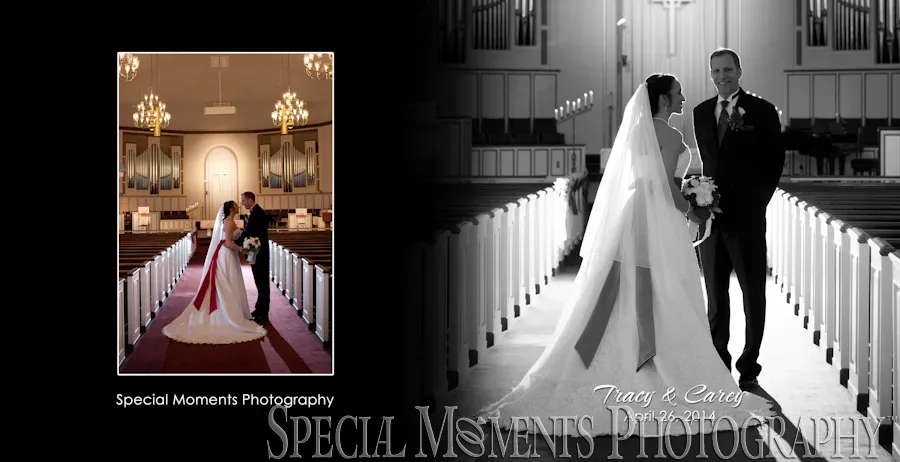 First United Methodist Plymouth MI wedding photograph