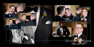 Coffee Table Design - Mark & Nasir at The Whitney Detroit MI wedding album photograph