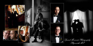 Coffee Table Design - Mark & Nasir at The Whitney Detroit MI wedding album photograph