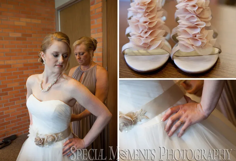 Matthaei Botanical Gardens Ann Arbor MI wedding photograph