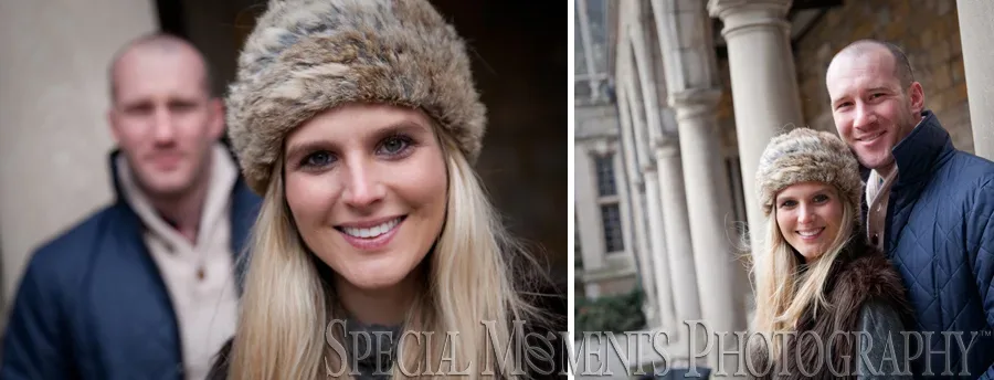 Law Quad Ann Arbor MI Engagement photograph