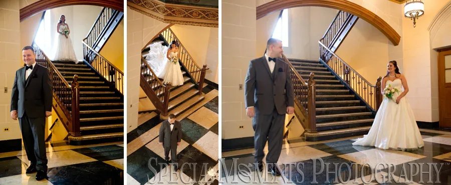 Masonic Temple Detroit MI wedding photograph