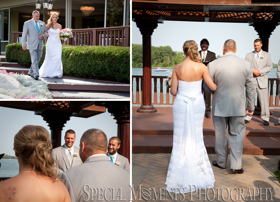 Bay Pointe Golf Club West Bloomfield MI wedding photograph