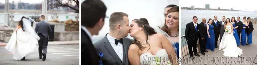 Joe Louis Arena Detroit MI wedding photograph