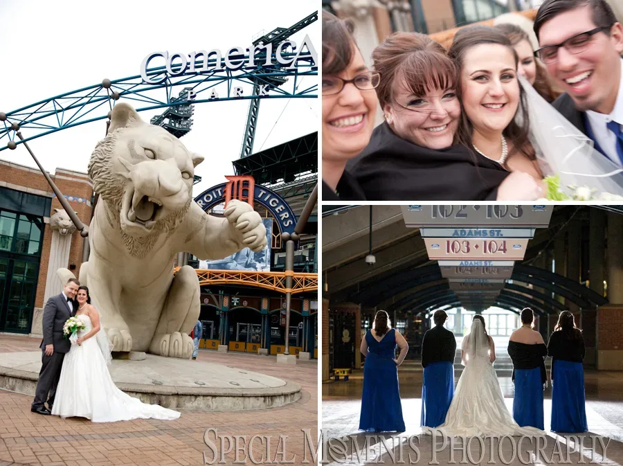 Fox Theater Detroit MI wedding photograph